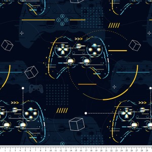 Tkanina wodoodporna - granatowe pady